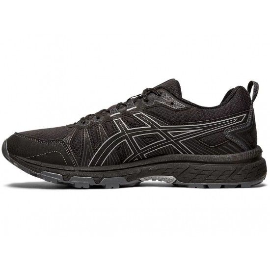 Asics Gel-Venture 7 Black/Sheet Rock Trail Running Shoes Men