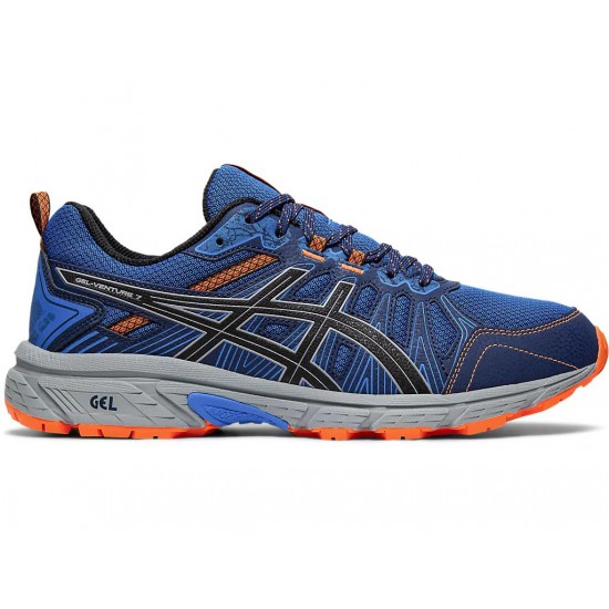 Men's GEL-VENTURE 8, Sheet Rock/Electric Blue, Trail Running Shoes