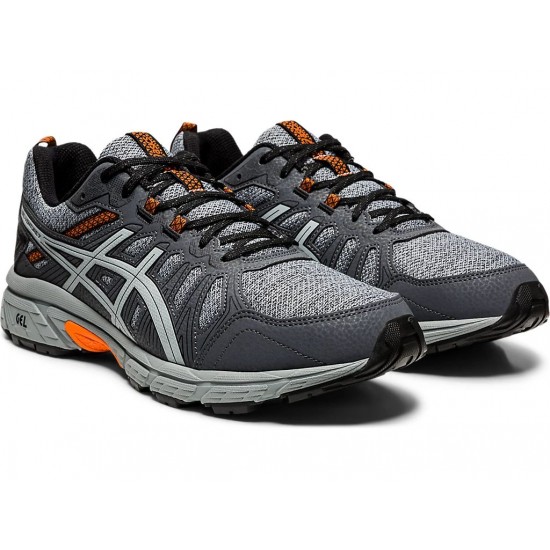 Asics Gel-Venture 7 Mx Sheet Rock/Habanero Trail Running Shoes Men