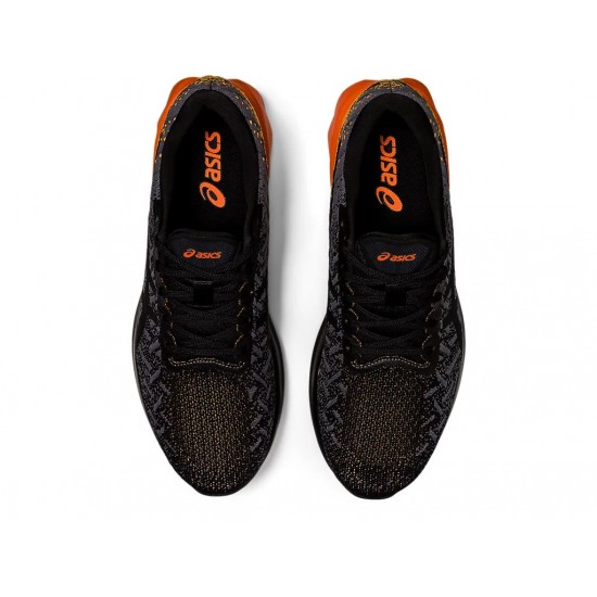 Asics Dynablast Black/Marigold Orange Running Shoes Men