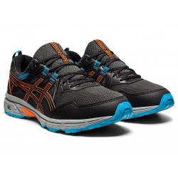 Asics Gel-Venture 8 Black/Marigold Orange Trail Running Shoes Men