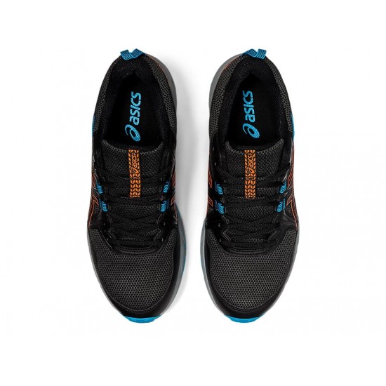 Asics Gel-Venture 8 Black/Marigold Orange Trail Running Shoes Men