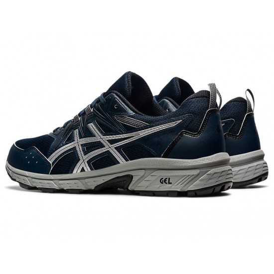 Asics Gel-Venture 8 French Blue/Pure Silver Trail Running Shoes Men