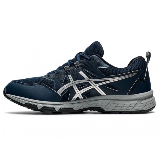 Asics Gel-Venture 8 French Blue/Pure Silver Trail Running Shoes Men