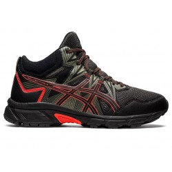 Asics Gel-Venture 8 Mt Black/Cherry Tomato Trail Running Shoes Men