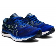 Asics Gel-Nimbus 23 Monaco Blue/Bright Lime Running Shoes Men