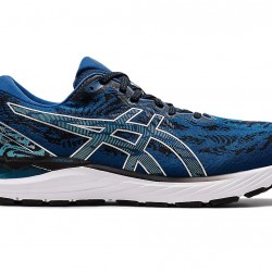 Asics Gel-Cumulus 23 Mako Blue/Pure Silver Running Shoes Men