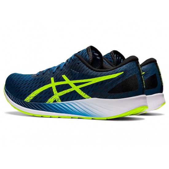 Asics Hyper Speed Mako Blue/Hazard Green Running Shoes Men