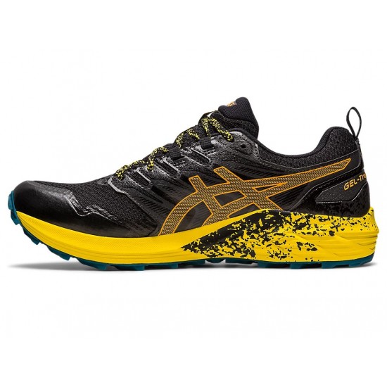 Asics Gel-Trabuco Terra Black/Sandstorm Trail Running Shoes Men