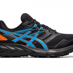 Asics Gel-Sonoma 6 Black/Digital Aqua Trail Running Shoes Men