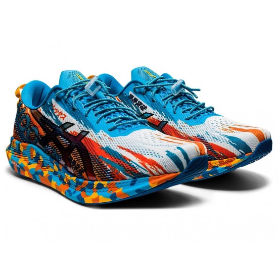 Asics Noosa Tri 13 Digital Aqua/Marigold Orange Running Shoes Men