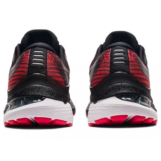 Asics Gel-Kayano 28 Black/Electric Red Running Shoes Men