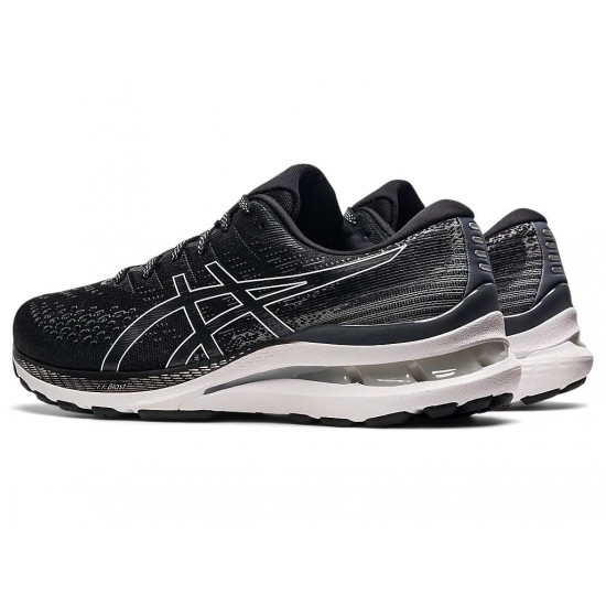 Asics Gel-Kayano 28 Black/White Running Shoes Men