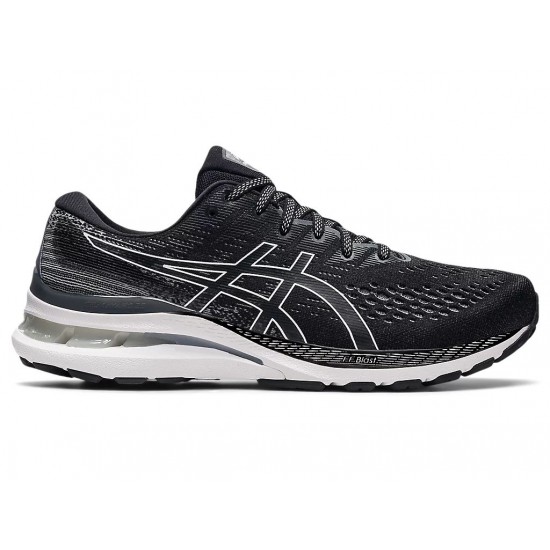 Asics Gel-Kayano 28 Black/White Running Shoes Men