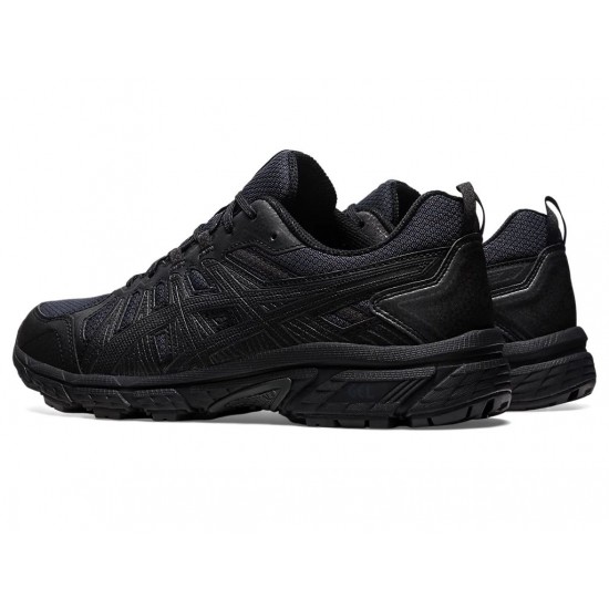 Asics Gel-Venture 7 Black/Black Trail Running Shoes Men