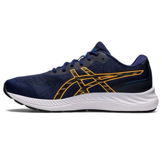 Asics Gel-Excite 9 Extra Wide Deep Ocean/Amber Running Shoes Men