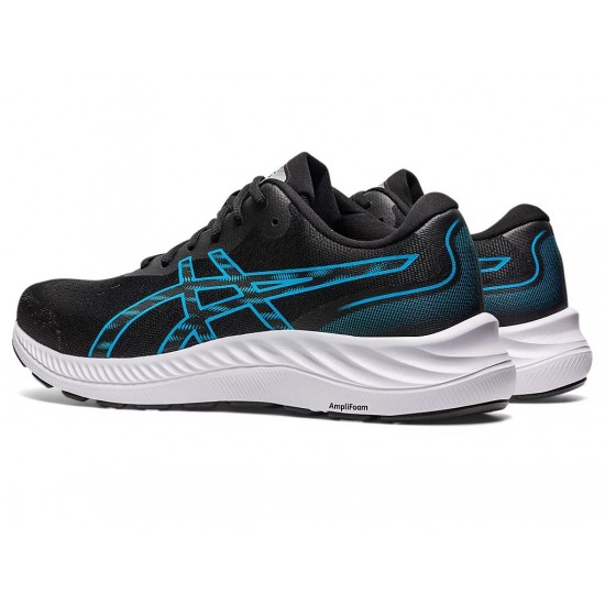 Asics Gel-Excite 9 Black/Island Blue Running Shoes Men