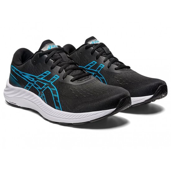 Asics Gel-Excite 9 Black/Island Blue Running Shoes Men