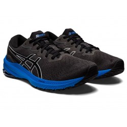 Asics Gt-1000 11 Black/Electric Blue Running Shoes Men