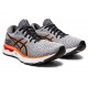 Asics Gel-Nimbus 24 Sheet Rock/Shocking Orange Running Shoes Men