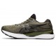 Asics Gel-Nimbus 24 Olive Canvas/Gunmetal Running Shoes Men