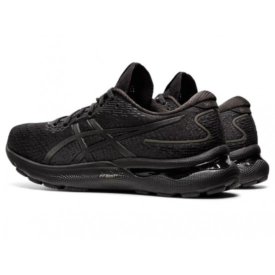 Asics Gel-Nimbus 24 Extra Wide Black/Black Running Shoes Men