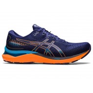 Asics Gel-Cumulus 24 Indigo Blue/Sun Peach Running Shoes Men