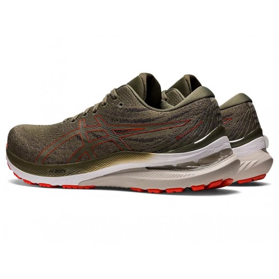 Asics Gel-Kayano 29 Mantle Green/Cherry Tomato Running Shoes Men