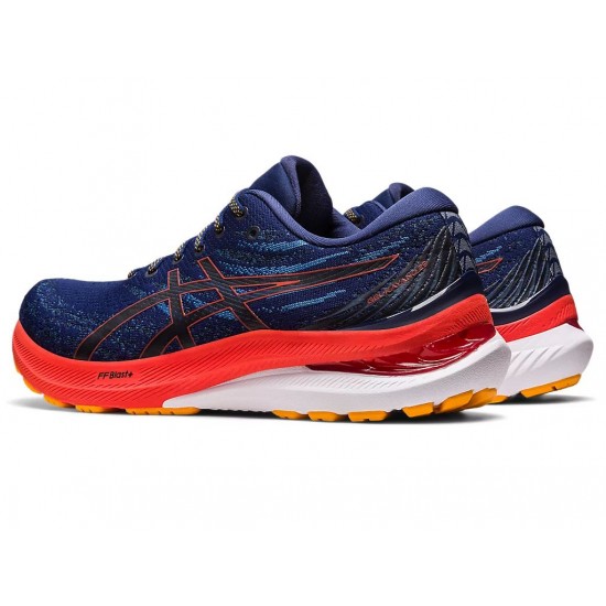 Asics Gel-Kayano 29 Deep Ocean/Cherry Tomato Running Shoes Men