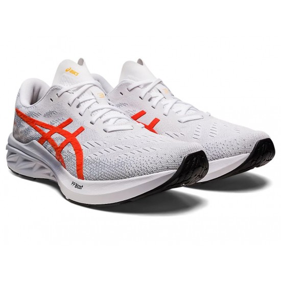 Asics Dynablast 3 White/Cherry Tomato Running Shoes Men