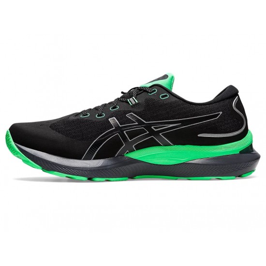 Asics Gel-Cumulus 24 Lite-Show Black/New Leaf Running Shoes Men