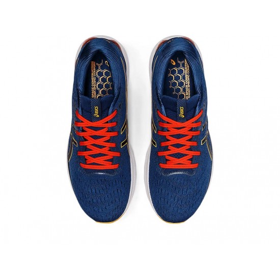 Asics Gel-Nimbus 24 Midnight Blue/Citrus Running Shoes Men