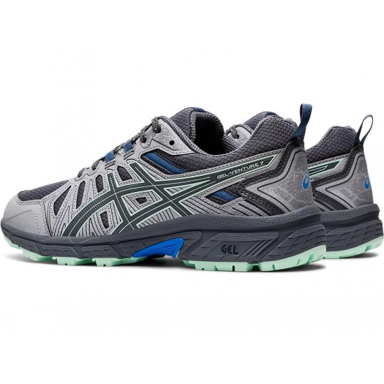 Asics Gel-Venture 7 (D) Sheet Rock/Ice Mint Trail Running Shoes Women