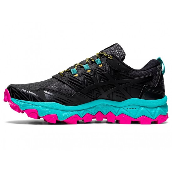 Asics Gel-Fujitrabuco 8 Black/White Trail Running Shoes Women