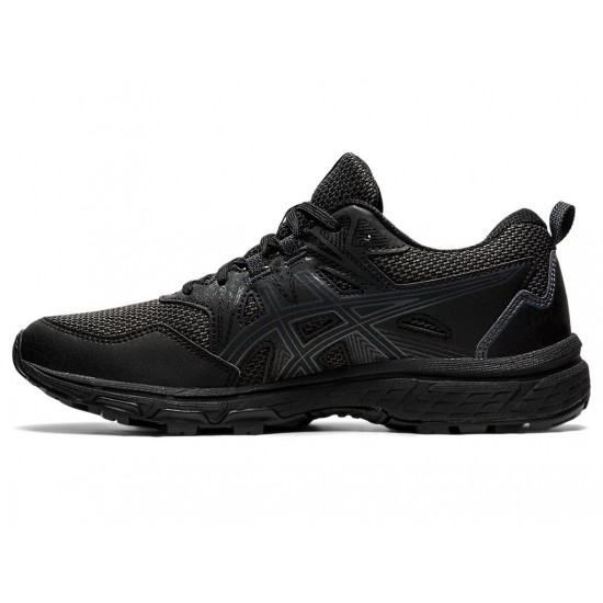 Asics Gel-Venture 8 (D) Black/Black Trail Running Shoes Women