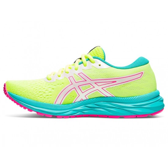 Asics Gel-Excite 7 Safety Yellow/White Running Shoes Women