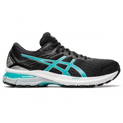 Asics Gt-2000 9 Black/Techno Cyan Running Shoes Women