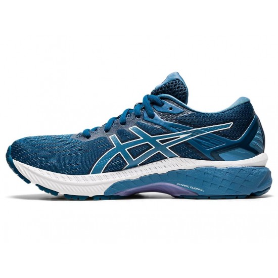 Asics Gt-2000 9 Mako Blue/Grey Floss Running Shoes Women