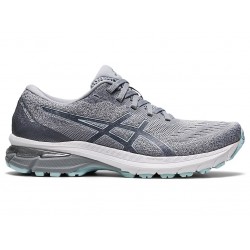 Asics Gt-2000 9 Knit Piedmont Grey/Aqua Angel Running Shoes Women