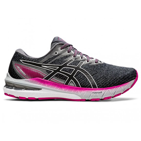 Asics Gt-2000 10 Narrow Sheet Rock/Pink Rave Running Shoes Women