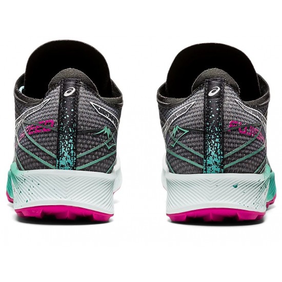 Asics Fujispeed Black/Soothing Sea Trail Running Shoes Women