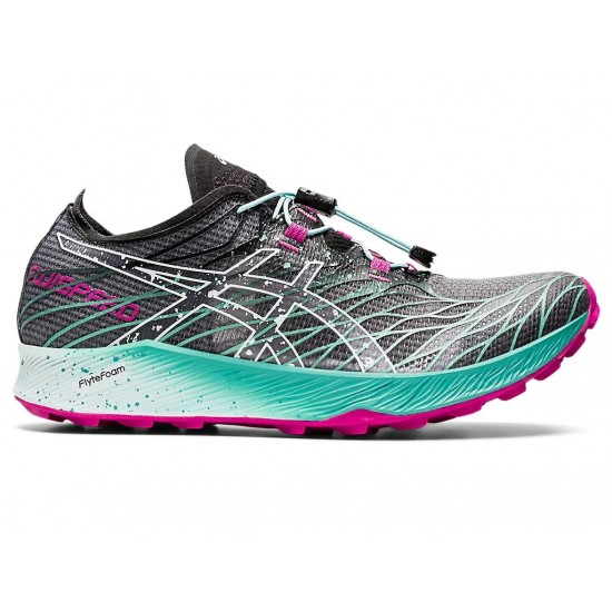 Asics Fujispeed Black/Soothing Sea Trail Running Shoes Women