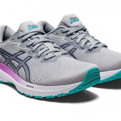 Asics Gt-1000 11 Glacier Grey/Dive Blue Running Shoes Women