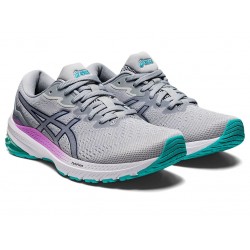 Asics Gt-1000 11 Glacier Grey/Dive Blue Running Shoes Women