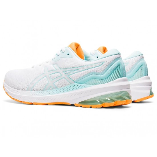 Asics Gt-1000 11 White/Clear Blue Running Shoes Women