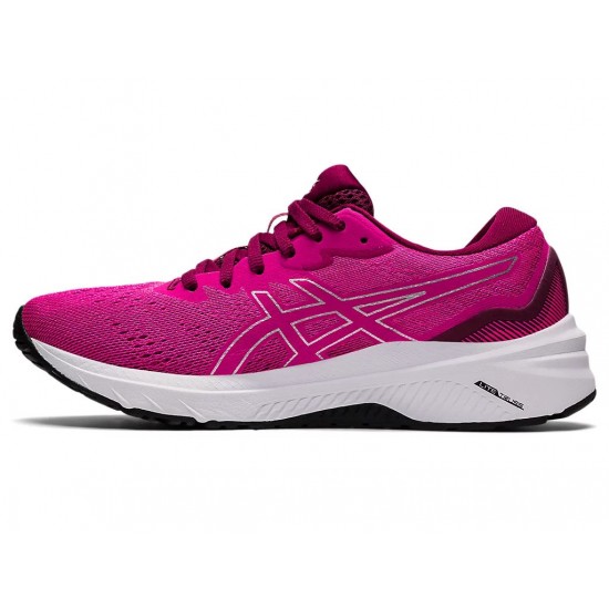 Asics Gt-1000 11 Dried Berry/Pink Glo Running Shoes Women