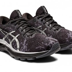 Asics Gel-Nimbus 24 Platinum Carrier Grey/Pure Silver Running Shoes Women