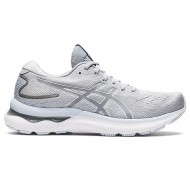 Asics Gel-Nimbus 24 Piedmont Grey/White Running Shoes Women