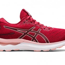 Asics Gel-Nimbus 24 Cranberry/Frosted Rose Running Shoes Women