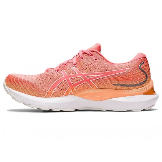 Asics Gel-Cumulus 24 Papaya/White Running Shoes Women